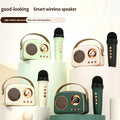 Mini Portable Karaoke Machine With Wireless Microphones