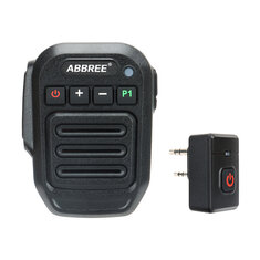 ABBREE Walkie Talkie Wireless bluetooth Handheld Speaker Mic Shoulder Microphone for BaoFeng Quansheng Two Way Radio Accessories