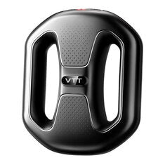 VTT U9 Fascia Ring 99-Levels Speed 6 Modes Adjustable Dual-Ring Vibration Red-light Compress with LED Digital Display Type-C Fast Charging for Home Office Use