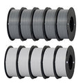 KINGROON PETG 3D Printer Filament 10kg 1_75mm White Grey High Strength Easy