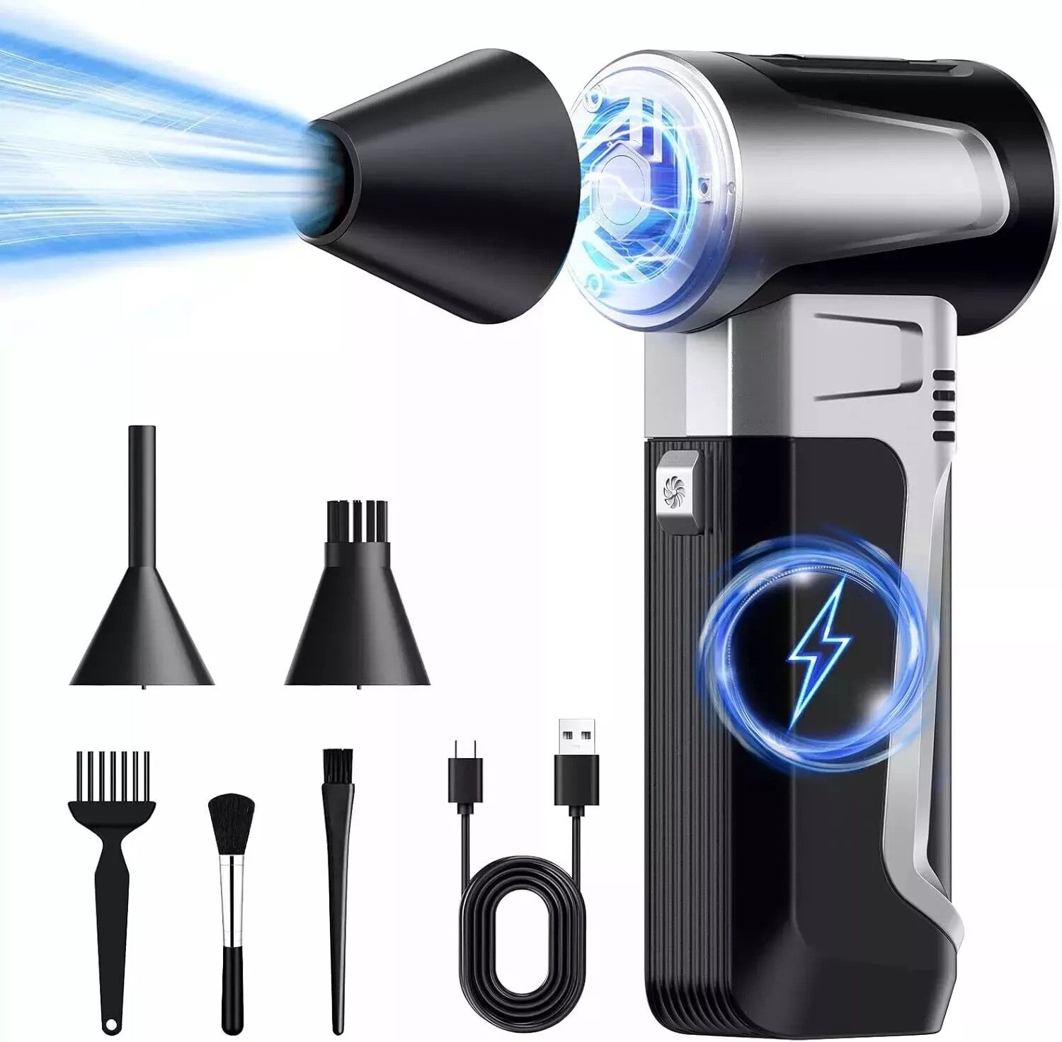 Support Pan European：180,000 RPM Mini Turbo Jet Fan Powerful Blower Violent Fan DE