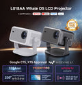 L018AA Whale OS LCD Projector 320 ANSI Lumens, 1920X1080P Resolution ,Android 13 And Officially Authorized By...