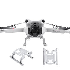 BRDRC Foldable Extended Heighten 25mm Landing Gear Skid Legs Protector Support for DJI Mini 4 PRO RC Drone Quadcopter