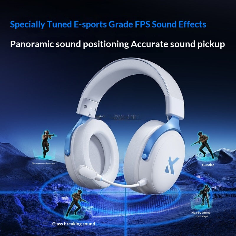 Gaming Headset Over-ear Four-mode For Gaming On PC Via Bluetooth