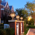 Wall Ball Pillar Lamp Outdoor Simplicity