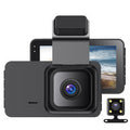 3 inch Front and Rear Dual Lens Driving Recorder 1080P High Definition Built In