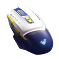 AULA SC101 Mech Mouse Wireless bluetooth 800-4000DPI RGB Light 500mAh Battery Ergonomics Design Dual Mode Esports Gaming Mouse