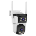 3MP Dual Lens WiFi Security Camera 360° Panorama PTZ Color Night Vision Human Detect IP66 Outdoor Indoor Wireless Surveillance CCTV Camera
