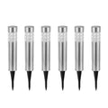 6Pcs Solar Pathway Light IP44 Waterproof 3 RGB Color Changing For Yard Garden Pathway Walkway