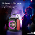 Bluetooth Speaker Wireless Connection Portable With Cool Light Circle Full Frequency Speaker Portable And Horizontal