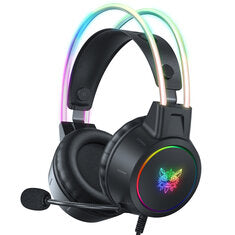 ONIKUMA X15 Pro Gaming Headset 3_5mm Wired RGB Light 50mm Uni-directional Mic