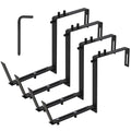 4Pcs Adjustable Planter Box Brackets Flower Box Holders Window Boxes Planters Hooks No Drill Railing Planter Mounts...