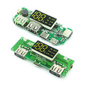 LED Display Dual USB 5V 2.4A Micro Type-C USB Mobile Power Bank 18650 Charging Module Lithium Battery Charger Board Circuit Protection