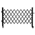 Foldable Security Gate, Expandable Safety Barrier With 360' Swivel Casters Lockable Design, Portable Mobile Rolling...