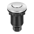 Garbage Disposal Air Switch Kit, 2.5" Sink Top Air Switch For Food Waste Disposal, Polished Stainless Steel ON/OFF Push Button For Waste Disposer - Suitable For Stainless Steel Countertops