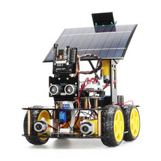 TSCINBUNY Solar ESP32-32 Camera Programming Education Robot Car IoT Ultrasonic Intelligent Programming Robot