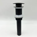 Bathroom Sink Drain Without Overflow, Vessel Sink Lavatory Vanity Pop-Up Drain Stopper, 304 Stainless Steel