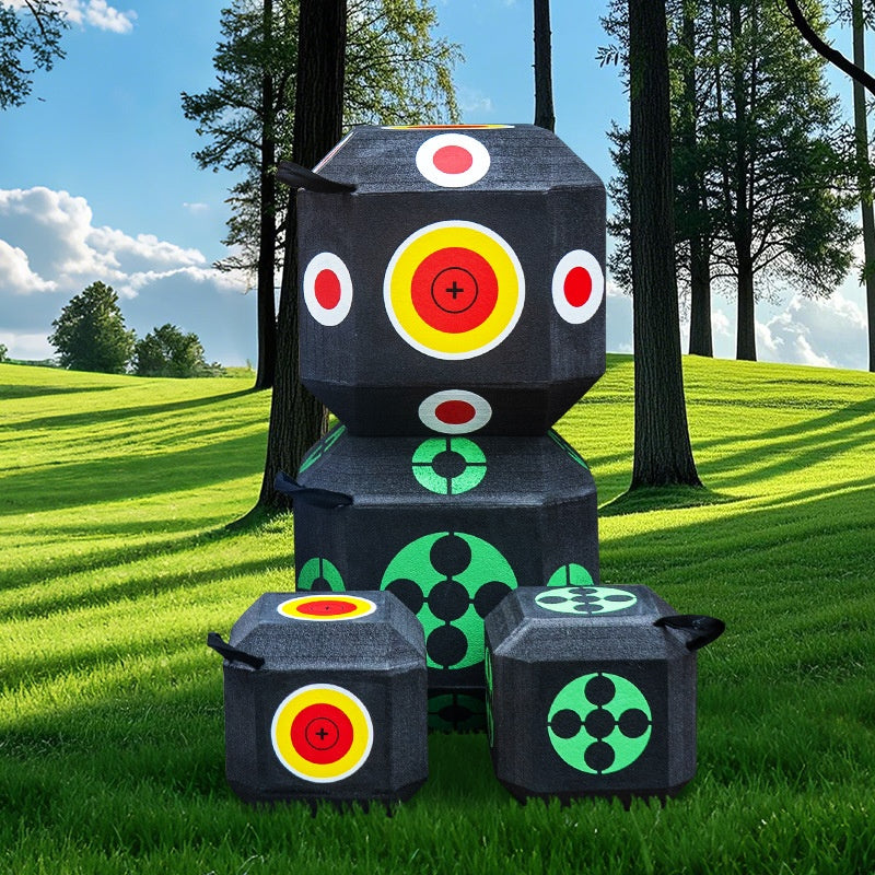 3D Dice Handheld Portable XPE Hot-stamped 18-sided Dartboard