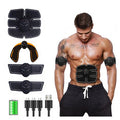 EMS Smart Abdominal Muscle Stimulator 6 Modes EMS Training Arm Hip Exercise Belt for Home Gym Office Fitness