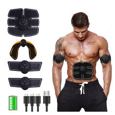 EMS Smart Abdominal Muscle Stimulator 6 Modes EMS Training Arm Hip Exercise Belt for Home Gym Office Fitness