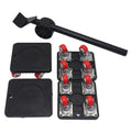 Heavy Duty Furniture Mover, Carbon Steel Furniture Cart, Rotatable Mute Wheel With Brake, Furniture Lift Handling...