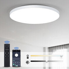 [EU Direct] Elfeland 80W 47cm LED Smart Ceiling Lamp Remote Control Dustproof Dimmable Ceiling Lamp For Living Room & Bedroom AC180~240V