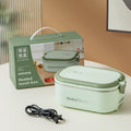 Stainless Steel Thermal Lunch Box, UK-Standard Plug-In Bento Box