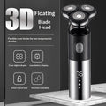 Smart Digital Display Mens Electric Shaver