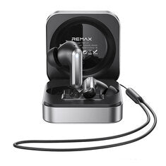 REMAXTWS-17 ANC Earbuds Wireless bluetooth V6.0 Earphone Active Noise Cancelling ENC Dual Mic Call Noise Reduction Low Delay Foldable Holder Design Sports Headphones