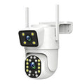 CAM180 Dual Lens Outdoor Security Camera PTZ AI Human Tracking Full Color Night Vision Two Way Audio Wireless WiFi Home Monitoring Camera System