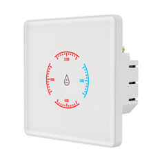 DS-107NWN Tuya Smart WiFi Water Heater Switch 16A 3500W Energy Monitoring Timer Touch Control Works with Alexa Google Home Tuya Smart Life