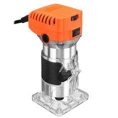 1280W Wood Palm Router Tool Hand Edge Trimmer WoodWorking Joiner Cutting Palmming Tool 6 Speeds 35000r/min 220V 6.35mm(1/4