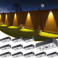 Solar Outdoor Lens Colorful Fixed Color Fence Light