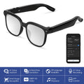 1Pc AI Smart Glasses With Camera And Audio 8MP HD1080P Real Time Translation 139 Languages Voice Assistant AI Photo...