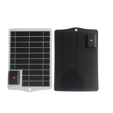 3.5W 5V Solar Panel Charger USB Output Monocrystalline Silicon High Efficiency Waterproof Portable for Outdoor Emergency and Charging Electronic Devices
