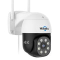 Hiseeu WHD308B 4K 8MP PTZ Camera Night Vision Motion Sensor Light and Sound Alarm IP66 Waterproof Two Way Audio Dual Band WiFi Outdoor Home Security Camera
