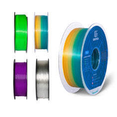 Geeetech PLA 3D Printing Filament Transparent Gradient Green 1KG 1_75mm