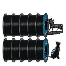 Geeetech PLA 3D Printing Filament Black 10KG 1_75mm for 3D Printing