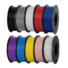 KINGROON PLA 10KG Mix Color 3D Printer Filament 1.75mm Plastic Standard 1kg/roll No Bubble for FDM 3D Printing Filaments
