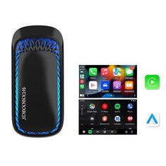 Wooboobox Z1RGB Wireless Carplay Android Auto Adapter Smart Box Plug And Play Bluetooth WiFi Fast Connect Universal For Wired Apple Carplay Cars