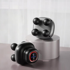 4-Head Massage Gun with 9 Speeds Deep Tissue Percussion 28kg Force 1200mAh Battery Body Muscle Relaxation Tool