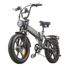 [EU DIRECT] BURCHDA R7 Pro Electric Bike 48V 20Ah Battery 1000W*2 Dual Motors Recommended Top Speed 25KM/H 20inch Tires 60-70KM Mileage Range 120KG Max Load Folding Electric Bicycle