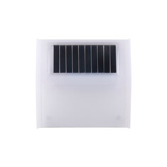 Elfeland 2Pcs 6LED Solar Courtyard Door Number Light Auto On/Off Sensor Waterproof IP65 500mAh Battery Solor-powered Lamp for Outdoor Lighting