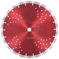 diamond cutting disc with turbo function and holes, 300 mm