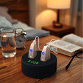 High-Power Ear-Hang Hearing Aid With Magnetic Charging