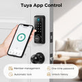 Keyless Entry Door Lock With Handle App-Controlled Front Door Lock Set With Keypad Auto-Lock & One-Touch Locking...