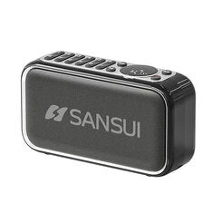 SANSUI F35 Wireless bluetooth Speaker Bass Diaphragm HiFi Sound Hands-free Calls 2400mAh Support TF Card USB 3.5mm AUX Payback Music Player Portable Subwoofer