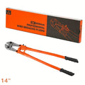 Heavy-Duty Mini Bolt Cutter 12' For Cutting Fence, Steel Wire, Small Chain, Screws, And Rivet, With Soft Grip Rubber...