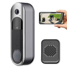 M65 WiFi Smart Video Doorbell HD Two Way Audio Full Color Night Vision Wireless Outdoors Security Visual Doorbell
