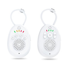 ABM01 2.4GHz Wireless Baby Monitor Audio Small Portable Babyphone Monitor Two-way Audio Function Intercom Rechargeable Battery Smart Sleep Timer